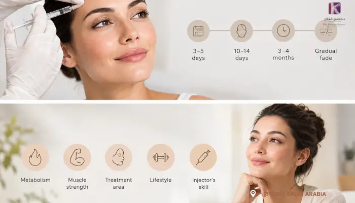 Botox treatment timeline and factors